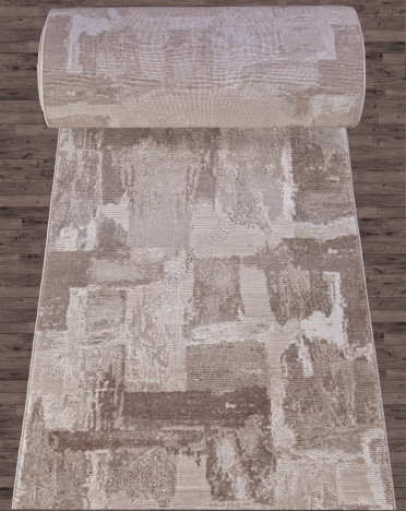 Ковер турецкий 03710A Karmen Hali (PP Heatset Высокоплотный, коричневый)