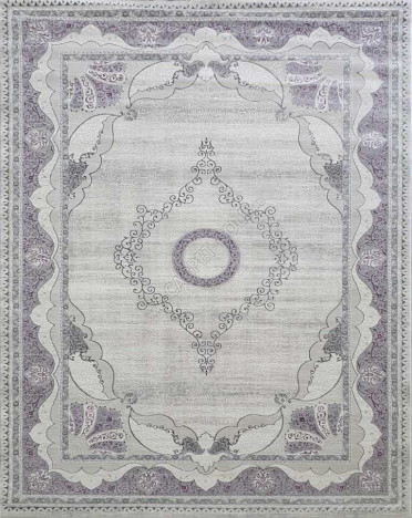Ковер турецкий 36564A Amatis Lux (Акрил, фиолетовый, серый)