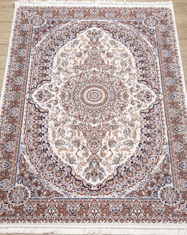 Ковер российский 29208-22822 Семеркант (PP Heatset Высокоплотный, бежевый, кремовый)