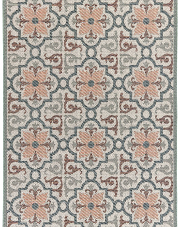 Ковер бельгийский A776-Z701 MUNDO (Полипропилен, бежевый, зеленый)