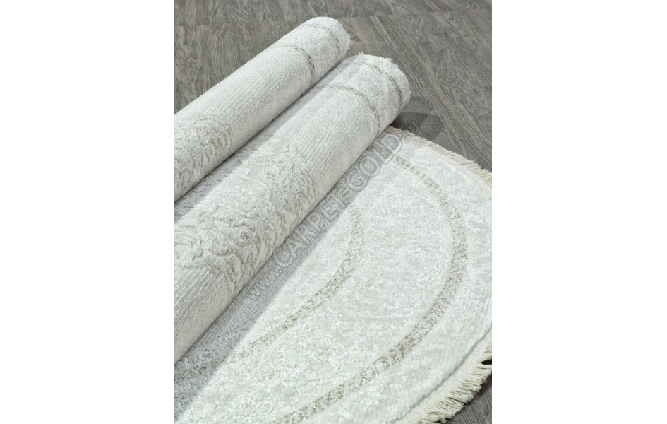 Ковер 26737Z - CREAM / CREAM - Овал - коллекция RUBI