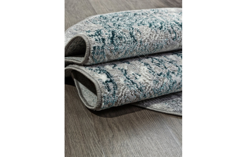 Ковер F281 - GRAY - Овал - коллекция PALERMO