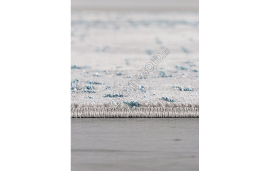 Ковер F169 - CREAM-D.BLUE - Прямоугольник - коллекция LIMAN