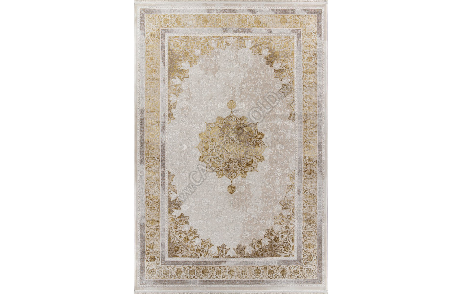 Ковер A064A - CREAM / GOLD FDY - Прямоугольник - коллекция ZARINA