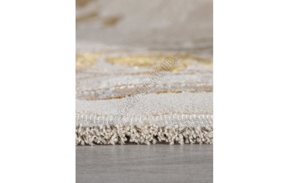 Ковер A123B - CREAM / GOLD FDY - Овал - коллекция ZARINA